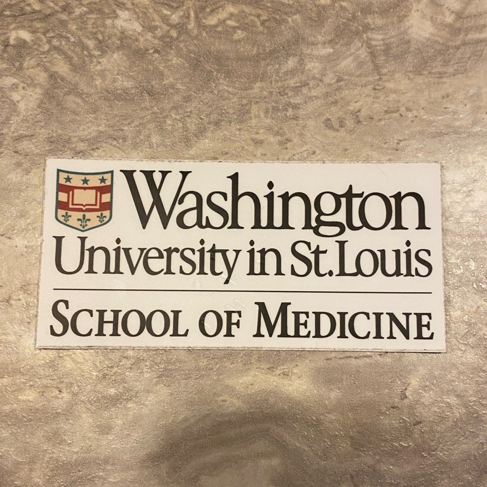 Washington University in Saint Louis School of Medicine Sticker